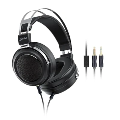 Abbildung von FiiO JadeAudio JT1 Professionelle Studio Kopfhörer für Aufnahmen, Gaming Headset mit Mikrofon, 50 mm Membranen, Hi Res Musikstudio