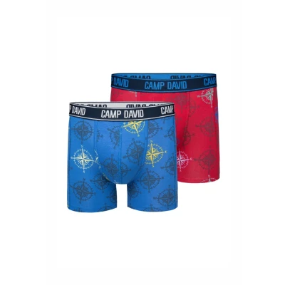 Abbildung von Camp David 2 PACK Panties, Herren, Größe: Medium, Electric blue red