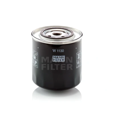 Abbildung von MANN FILTER W 1130 Ölfilter 3/4 16 UNF mit einem Rücklaufsperrventil Anschraubfilter FIAT: Ducato I Kastenwagen, Pritsche/Fahrgestell