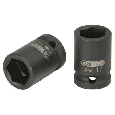 Abbildung von KS TOOLS 515.0040 Kraft Stecknuss 38 3/8, 3/8&quot; 12,5 (1/2&quot;) Sechskant