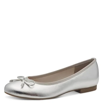 Abbildung von MARCO TOZZI Damen 2 22137 42 Ballerina, Silber, 39 EU