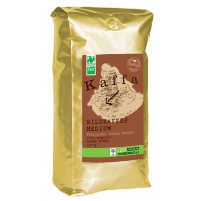 Abbildung von Kaffa Bio Wildkaffee Medium Bohne 1000 g