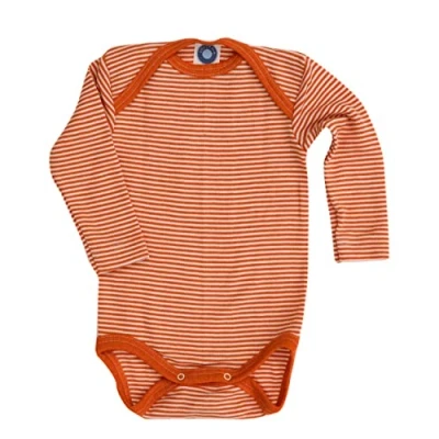 Abbildung von Cosilana, Baby Body Langarm, 70% Wolle, 30% Seide 98 104