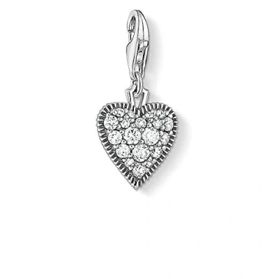 Abbildung von Thomas Sabo Damen Charm Anhänger Vintage Herz 925er Sterlingsilber geschwärzt 1747 643 14