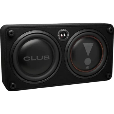 Abbildung von JBL Club 1200SSL 12 Passiv Subwoofer Auto Set, Down Firing Geschlossenes Flachgehäuse mit Passivmembran, Robust und Platzsparend 1200W Passive Aluminiumtreiber für Präzise Bässe