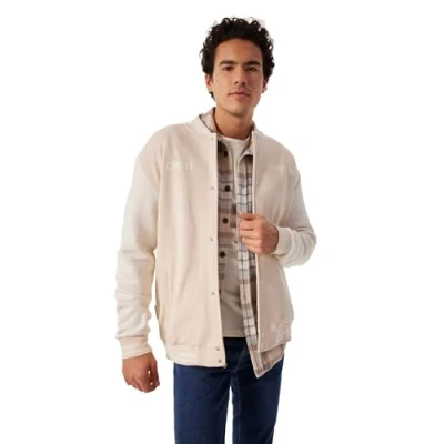 Abbildung von DeFacto Herren Z2976az Cardigan Sweater, Beige, XXS EU