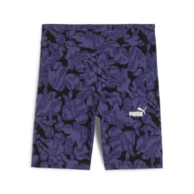 Abbildung von Puma Nature HIGH Waist Short Leggings Tights, Damen, Größe: XS, Blue crystal