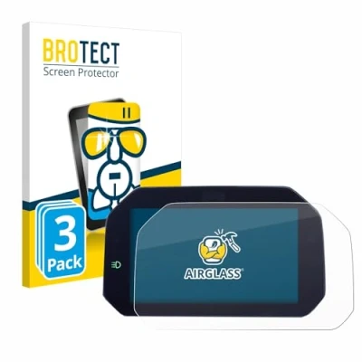 Abbildung von BROTECT Schutzglas für BMW R 1250 GS Connectivity TFT 6.5&quot; (3 Stück) Schutzfolie Panzer Folie Glas [Extrem Kratzfest 9H, Anti Fingerprint,
