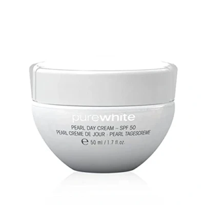 Abbildung von Purewhite Pearl Tagescreme mit LSF 50, 50ml; être belle Cosmetics; bei Pigmentstörungen &amp; Altersflecken; Pigmentflecken; Gesichtscreme Sonnenschutz; Sonnenmilch; Sunblocker; Tagespflege