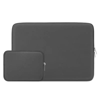 Abbildung von RAINYEAR 11 11,6 Zoll Laptop Hülle Schutzhülle Sleeve Case Abdeckung Laptophülle Laptoptasche mit Zubehör Tasche Kompatibel MacBook Air für Notebook Computer Tablet Chromebook(Grau)