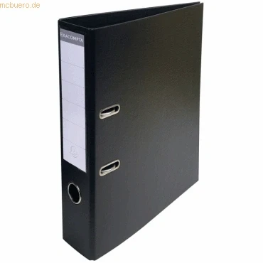 Abbildung von 10 x Exacompta Ordner Premium A4 PVC 70mm schwarz