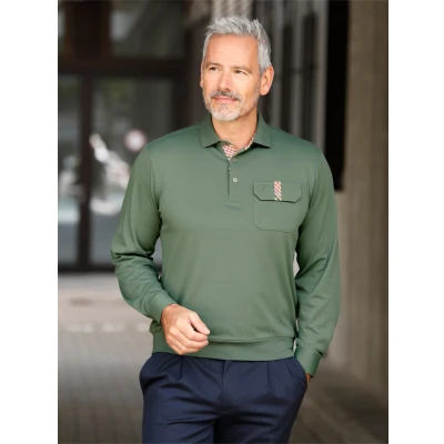 Abbildung von Hajo Poloshirt &quot;Langarm Poloshirt&quot;