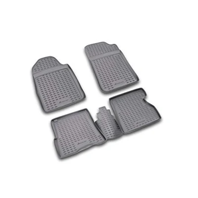 Abbildung von Element Gummimatten Passgenaue Fußmatten Renault Kangoo 1998 2008 4tlg