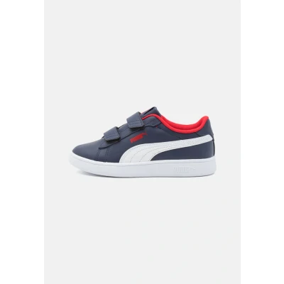 Abbildung von Puma Smash Sneaker low für Kinder, Größe: 34, Navy white for all time red Schuhe