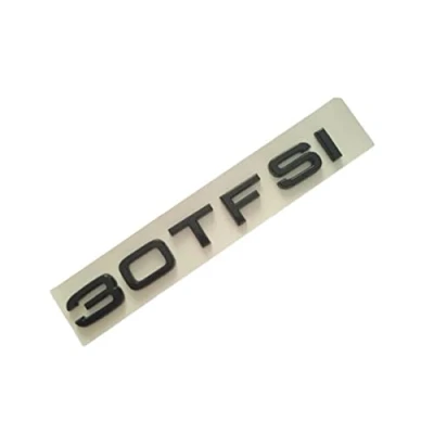 Abbildung von 30 TFSI Schriftzug schwarz Tuning Exclusive Black Edition Heckklappe Emblem