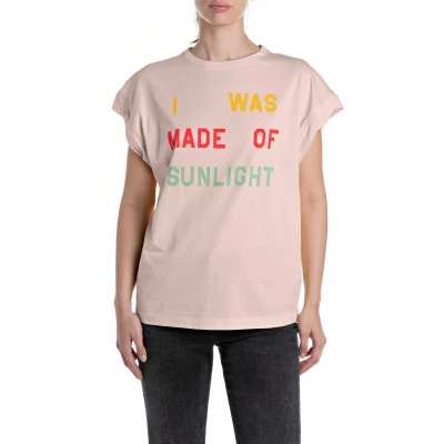 Abbildung von Replay T Shirt, mit überschnittenen Ärmeln