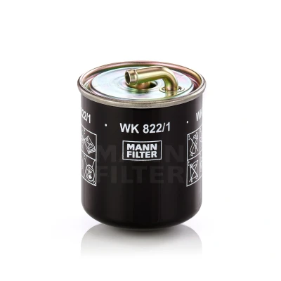 Abbildung von MANN FILTER WK 822/1 Kraftstofffilter Leitungsfilter 11 MERCEDES BENZ: CLK Coupe, C Klasse Sportcoupe, G SUV