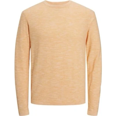 Abbildung von JACK &amp; JONES Men&#039;s JORCRAYON Knit Crew Neck Strickpullover, Iceland Poppy/Detail:Cloud Dancer, XL