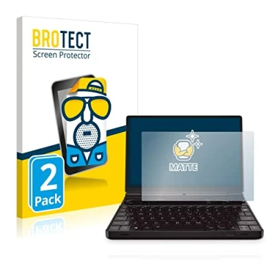 Abbildung von BROTECT Entspiegelungs Schutzfolie für GPD Win Max 2 (2 Stück) Matte Displayschutz Folie, Anti Reflex, Fingerprint