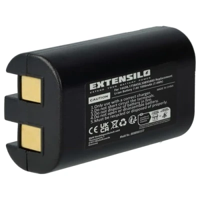 Abbildung von EXTENSILO Akku kompatibel mit Dymo LabelManager PnP, 260, 260 P, 280 Drucker Kopierer Scanner Etiketten (1000 mAh, 7,4 V, Li Ion)