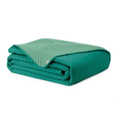 Abbildung von AmeliaHome Tagesdecke hellgrün dunkelgrün 170x210 Bettüberwürf zweiseitig Ultrasonic Steppung Polyester Softa