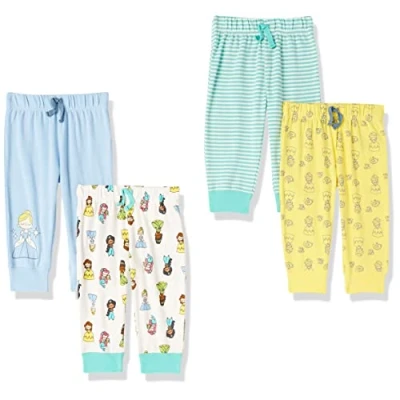 Abbildung von Amazon Essentials Disney Marvel Star Wars Princess Unisex Baby Hose, 4er Pack, Prinzessinnenwunsch, 24 Monate