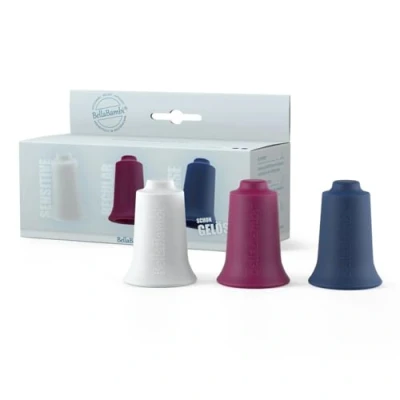 Abbildung von BellaBambi mini trio: SENSITIVE, REGULAR, INTENSE (weiß, brombeer, nachtblau); Ø: 20 mm
