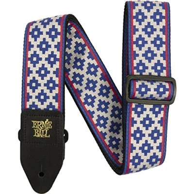 Abbildung von Ernie Ball Jacquard Gitarrengurt Blue Crux