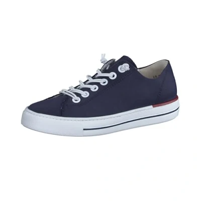 Abbildung von Paul Green Sneaker low, Damen, Größe: 39, Nubukleder blau Schuhe