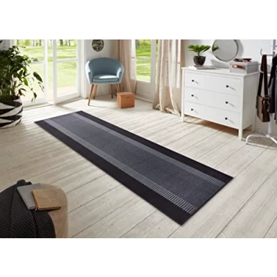 Abbildung von HANSE Home Läufer &quot;Band&quot;, rechteckig, Kurzflor, Weich, Wohnzimmer, Schlafzimmer, Esszimmer Küche, Flur