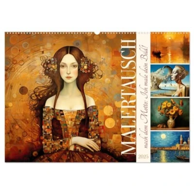 Abbildung von Malertausch (Wandkalender 2025 DIN A2 quer), CALVENDO Monatskalender