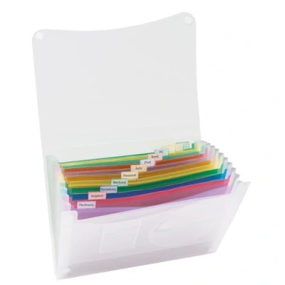 Abbildung von Sorteringsmappe Soennecken A4 transparent med 13 rum