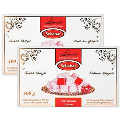 Abbildung von Sebahat Turkish Delight Lokum Granatapfel im 2er Set á 500 g