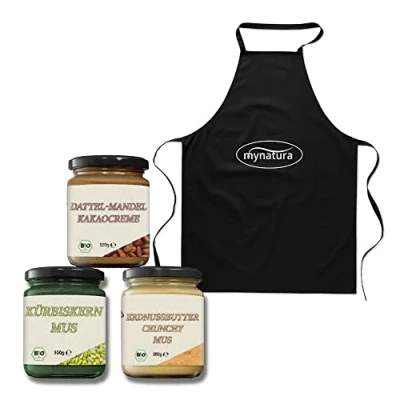 Abbildung von Mynatura Bio Mus Set I Aufstrich Nussmus Kochen Backen Brotaufstrich Snack Nutbutter (Set 5)