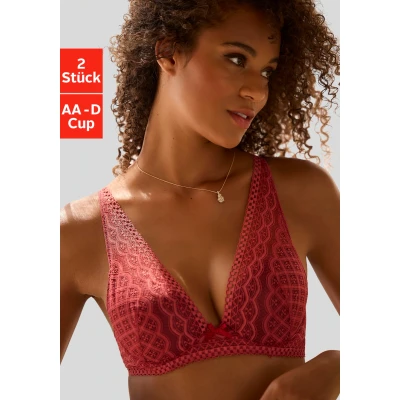 Abbildung von petite fleur Push up BH, in modischem High Apex Schnitt