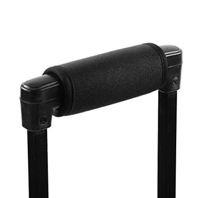 Abbildung von Alomejor Reisegepäck Grip Gepäckgriff Wrap Carry on Suitcase Name Tag Covers(Schwarz)