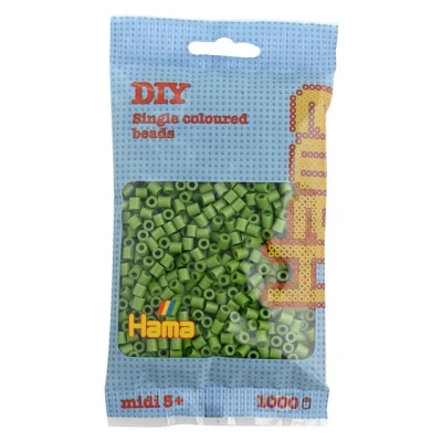 Abbildung von Hama Perlen Bügelperlen Midi 1000 St. Helle Olive