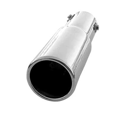 Abbildung von Auspuffblende Endrohr Auspuff Universell Schalldampf Edelstahl Rund bis 56mm Chrom AutoHobby