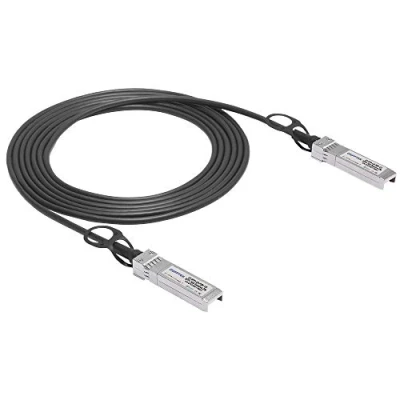 Abbildung von QSFPTEK 10Gb/s SFP+ Kabel 2 Meter, Direct Attach Twinax Passiv DAC Kompatibel für Cisco SFP H10GB CU2M, Ubiquiti, D Link, Netgear, Mikrotik, Open Switchs