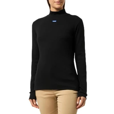 Abbildung von HUGO T Shirt Damen Langarmshirt mit Baumwolle (1 tlg)