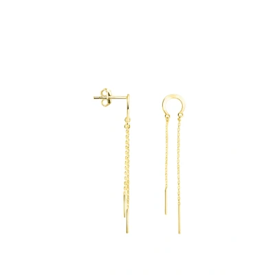 Abbildung von Sofia Milani Horseshoe Chain BAR Ohrringe goldcoloured, Damen, Größe: One Size, Gold coloured