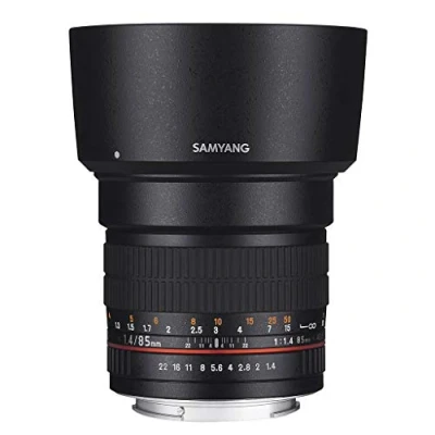 Abbildung von SAMYANG MF 85mm F1.4 AS IF UMC für Fuji X Vollformat Portrait Objektiv K Mount, geeignet X, manueller Fokus, Fujifilm T4, T200, Pro3, A7, T30, T3, T100, A5, H1