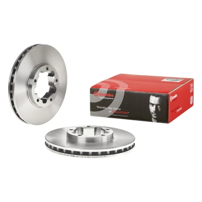Abbildung von BREMBO 09.B410.10 Bremsscheibe 276 28 5 innenbelüftet NISSAN: NT400 Cabstar, Cabstar