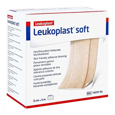 Abbildung von Leukoplast soft Pflaster 6 cmx5 m Rolle 1 St