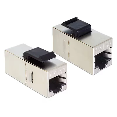 Abbildung von Delock Keystone Netzwerk Modul [RJ45 Buchse &gt; RJ45 Buchse, Cat.5e]