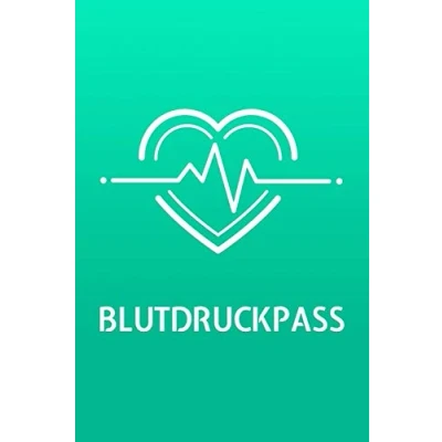 Abbildung von Blutdruckpass: Kompaktes Blutdruck Tagebuch für über 2000 Messungen