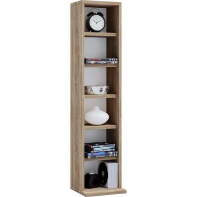 Abbildung von VCM Standregal Holz CD DVD Stand Aufbewahrung Deko Regal Elementa, 1 tlg.