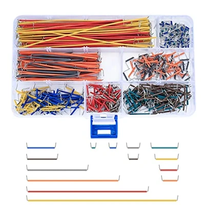Abbildung von 560 Stück Jumper Wire Set, Breadboard Cable Bridges, Male to sortiert mit Plastikbox für Steckbrett
