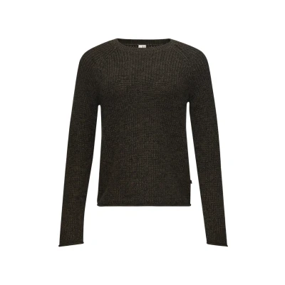 Abbildung von QS MIT Strukturmuster Strickpullover, Damen, Größe: XXL, Olivgrün