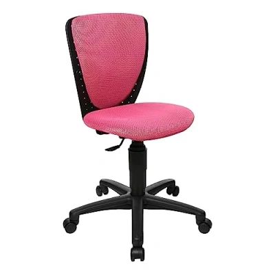 Abbildung von Topstar High S &#039;Cool Kinderdrehstuhl, Kunststoff, rosa, One Size